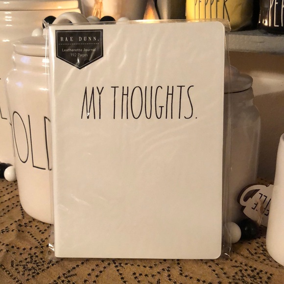 Rae Dunn Other - Rae Dunn MY THOUGHTS. Leatherette Journal 192 Pages
